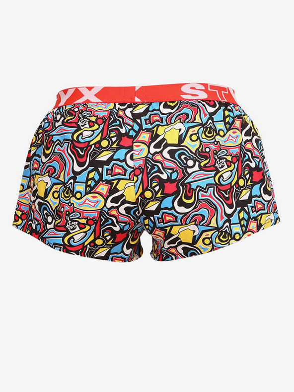 Styx Dámske umelecké športové gumové šortky Styx skica