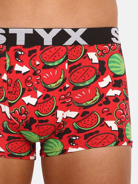 Styx Pánske boxerky Styx dlhé umelecké športové gumové melóny