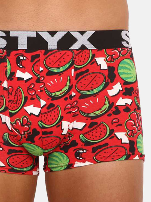 Styx Pánske boxerky Styx dlhé umelecké športové gumové melóny