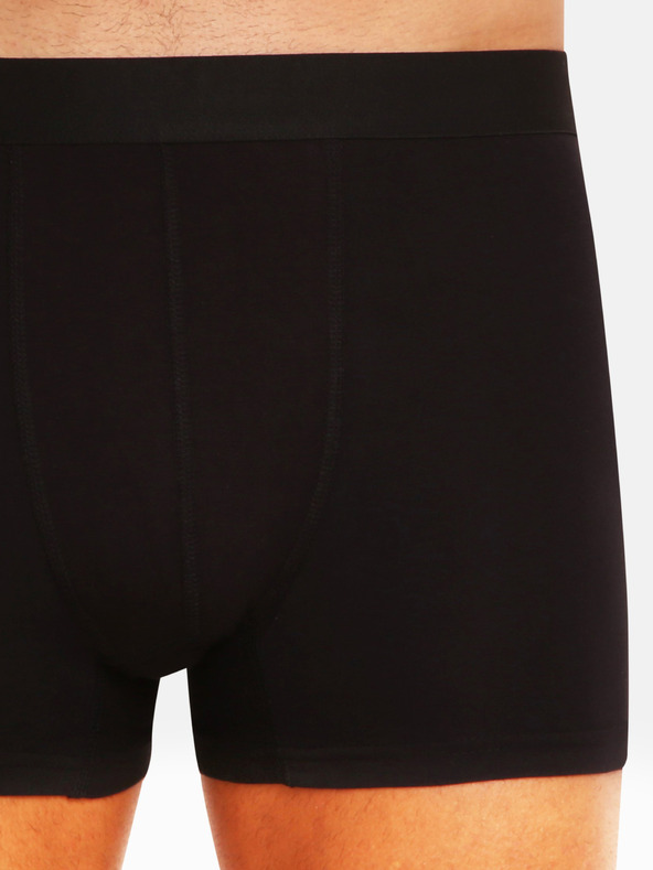 Nedeto Súprava desiatich pánskych boxeriek v čiernej farbe Nedeto