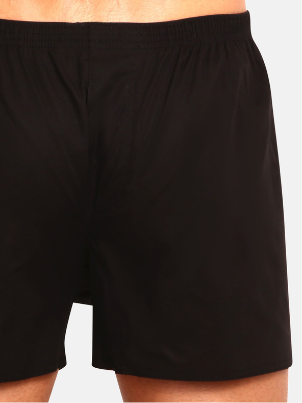 Nedeto Súprava troch pánskych šortiek v čiernej farbe Nedeto