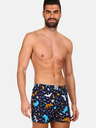 Dedoles Tmavomodré pánske vzorované šortky Dedoles Dinosaury