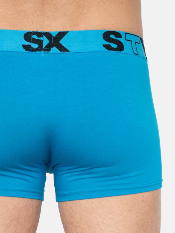 Styx Súprava troch kusov - pánske boxerky Styx športové elastické pestrofarebné