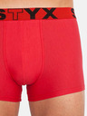 Styx Súprava troch kusov - pánske boxerky Styx športové elastické pestrofarebné