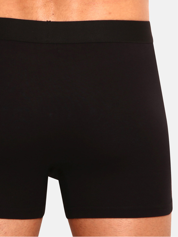 Nedeto Súprava troch pánskych boxeriek v čiernej farbe Nedeto