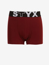 Styx Vínové chlapčenské boxerky Styx