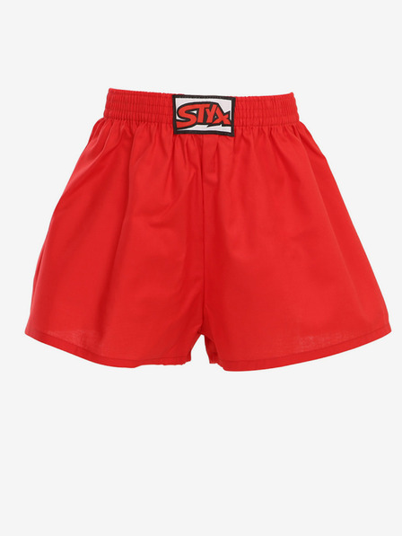 Styx Červené chlapčenské boxerky Styx