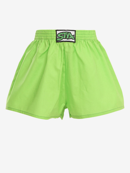 Styx Svetlozelené chlapčenské boxerky Styx