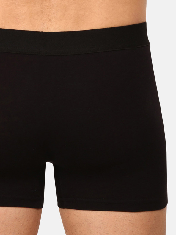 Nedeto Súprava siedmich pánskych boxeriek v čiernej a modrej farbe Nedeto