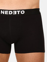 Nedeto Súprava siedmich pánskych boxeriek v čiernej farbe Nedeto