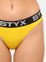 Styx Žlté dámske tangá Styx