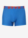 Styx Modré pánske boxerky Styx