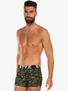 Styx Čierne pánske vzorované boxerky Styx
