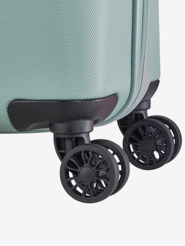 Travelite Svetlozelený kufor Travelite Bali S Mint