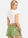 Styx Svetlozelené dámske vianočné šortky Styx Christmas Gingerbread