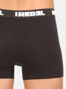 Nedeto Súprava troch pánskych boxeriek v čiernej farbe Nedeto Rebel