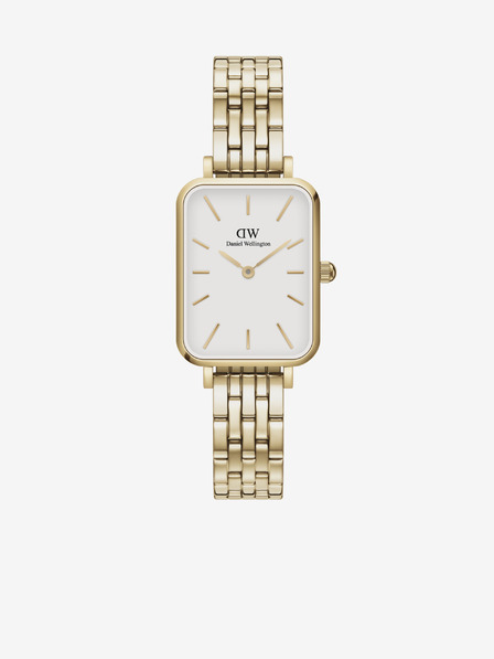Daniel Wellington Dámske hodinky Daniel Wellington v zlatej farbe hodinky QUADRO