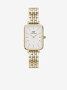 Daniel Wellington Dámske hodinky Daniel Wellington v zlatej farbe hodinky QUADRO