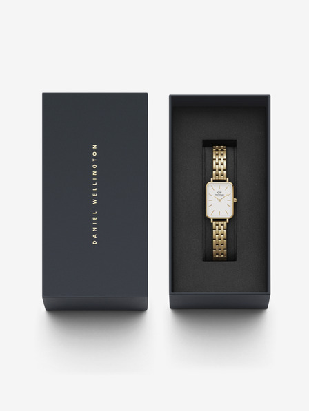 Daniel Wellington Dámske hodinky Daniel Wellington v zlatej farbe hodinky QUADRO