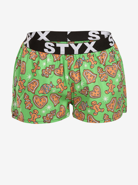 Styx Dámske šortky Styx art sports rubber vianočné perníčky