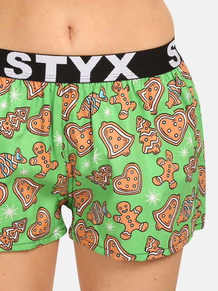 Styx Dámske šortky Styx art sports rubber vianočné perníčky