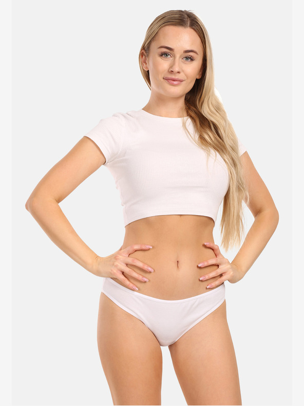 Nedeto Sada troch dámskych nohavičiek v modrej, červenej a bielej farbe Nedeto