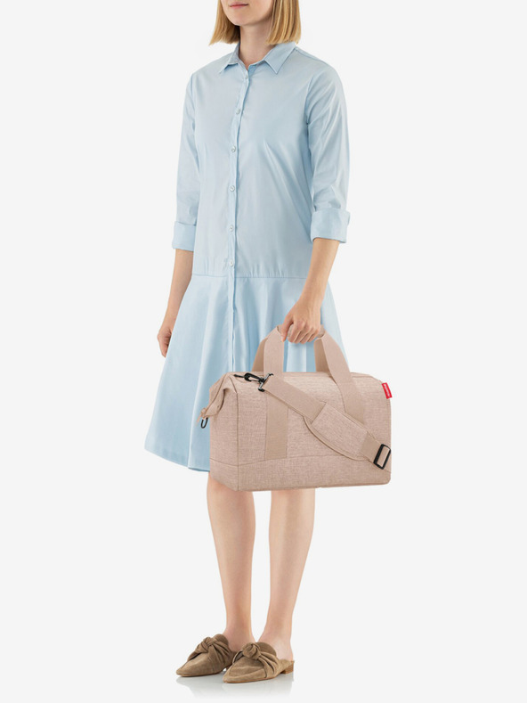 Reisenthel Béžová dámska cestovná taška Reisenthel Allrounder M Twist Coffee