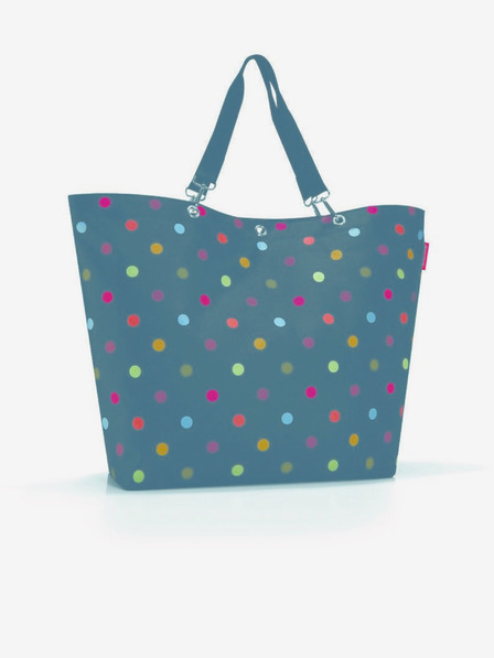 Reisenthel Zelená dámska bodkovaná veľká nákupná taška Reisenthel Shopper XL