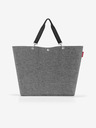 Reisenthel Reisenthel Shopper XL Sivá dámska veľká pruhovaná nákupná taška