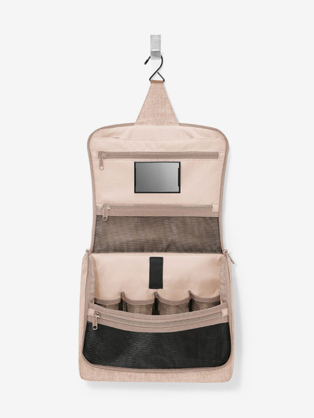 Reisenthel Béžová toaletná taška Reisenthel XL Twist Coffee