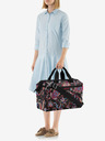Reisenthel Vínová čierna dámska vzorovaná cestovná taška Reisenthel Allrounder S Pocket Paisley Black