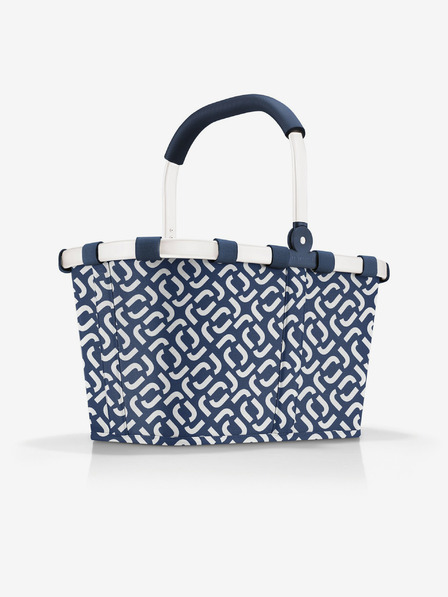 Reisenthel Tmavomodrá vzorovaná taška Reisenthel Frame Signature Navy