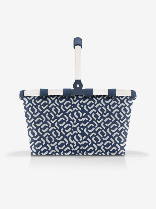 Reisenthel Tmavomodrá vzorovaná taška Reisenthel Frame Signature Navy