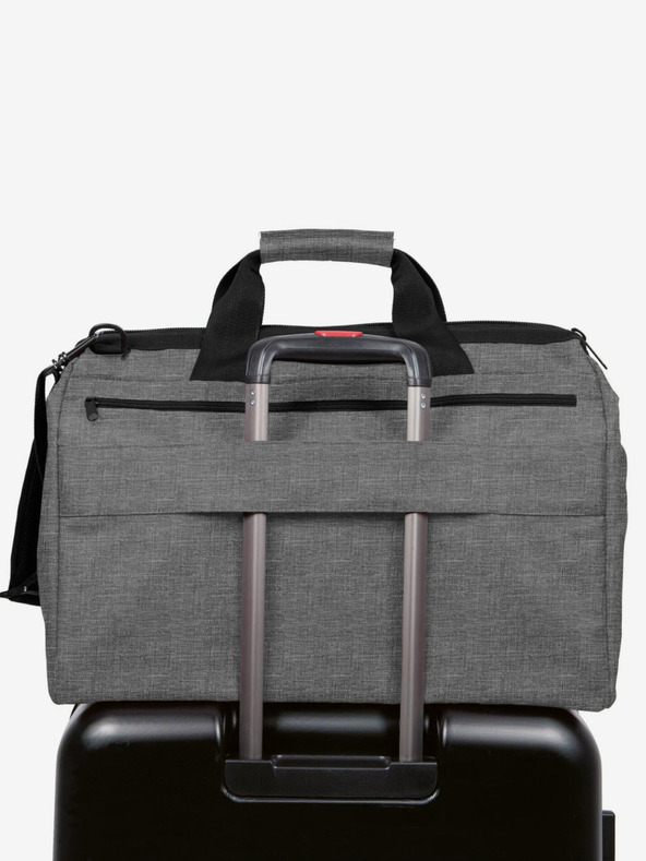 Reisenthel Sivá cestovná taška Reisenthel Allrounder L s vreckom Twist Silver