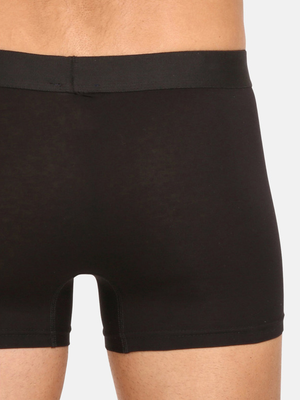 Nedeto Súprava troch pánskych boxeriek v čiernej farbe Nedeto