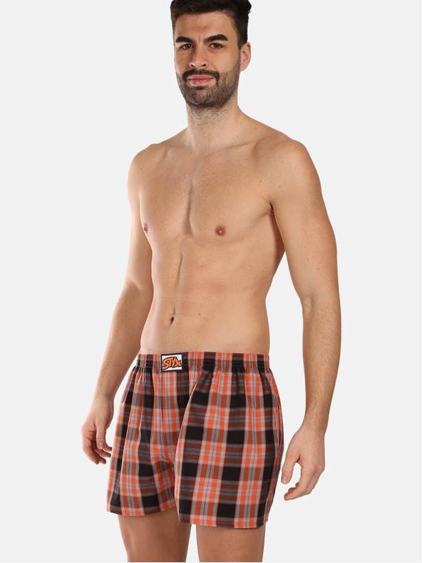 Styx Súprava troch kusov - pánske šortky Styx classic elastické viacfarebné