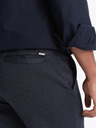 Ombre Clothing Tmavomodré pánske mrkvové nohavice Ombre Oblečenie