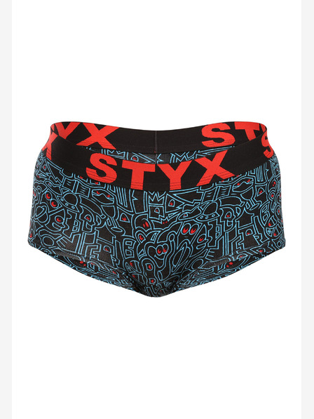 Styx Dámske umelecké nohavičky Styx s čmáranicou na nohe