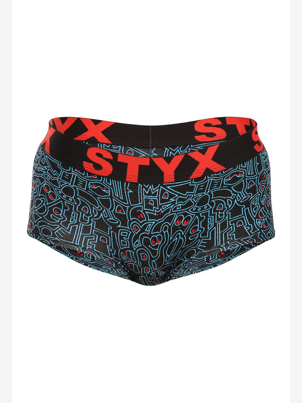 Styx Dámske umelecké nohavičky Styx s čmáranicou na nohe