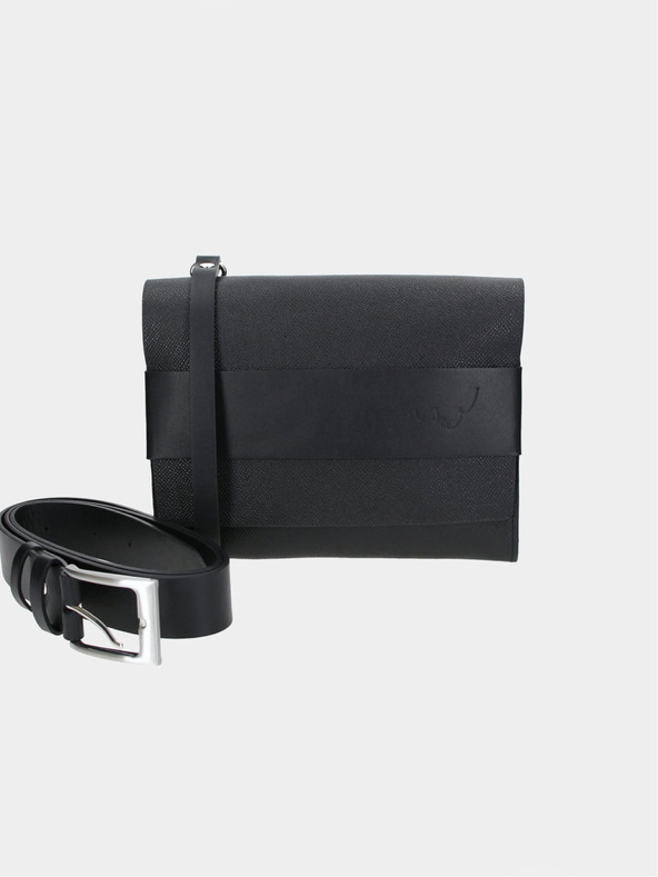 Elega Čierna dámska kabelka Elega Nosme