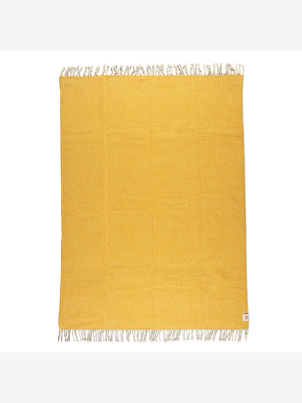 Balkanova Vlnená deka Elma I - horčicovo žltá