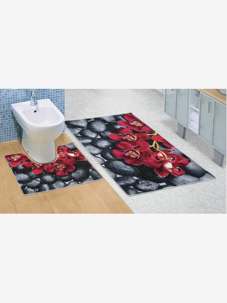 Bellatex Kúpeľňová a WC rohožka Orchidea 3D Bellatex
