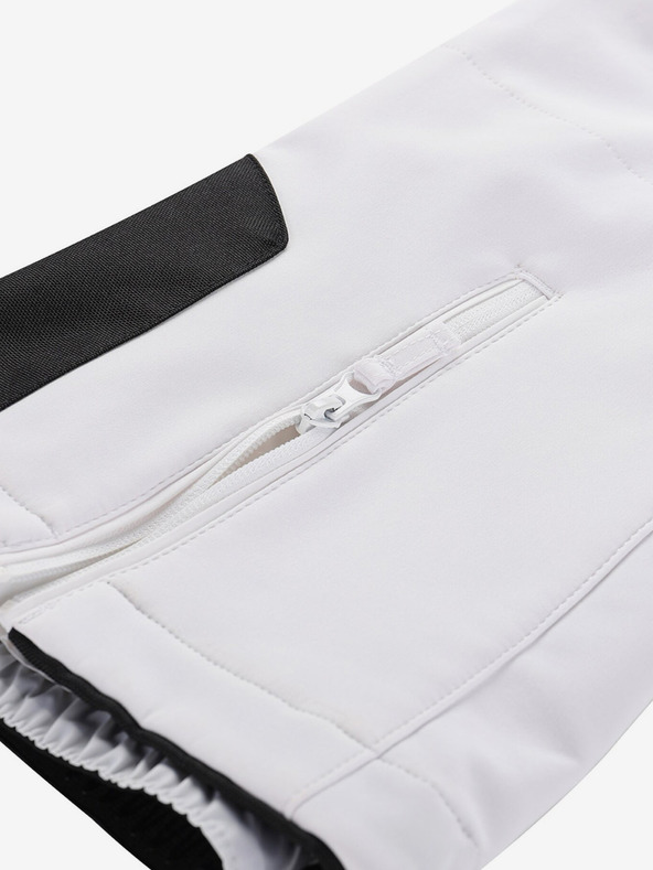 ALPINE PRO Dámske lyžiarske softshellové nohavice s membránou ALPINE PRO GERANA white