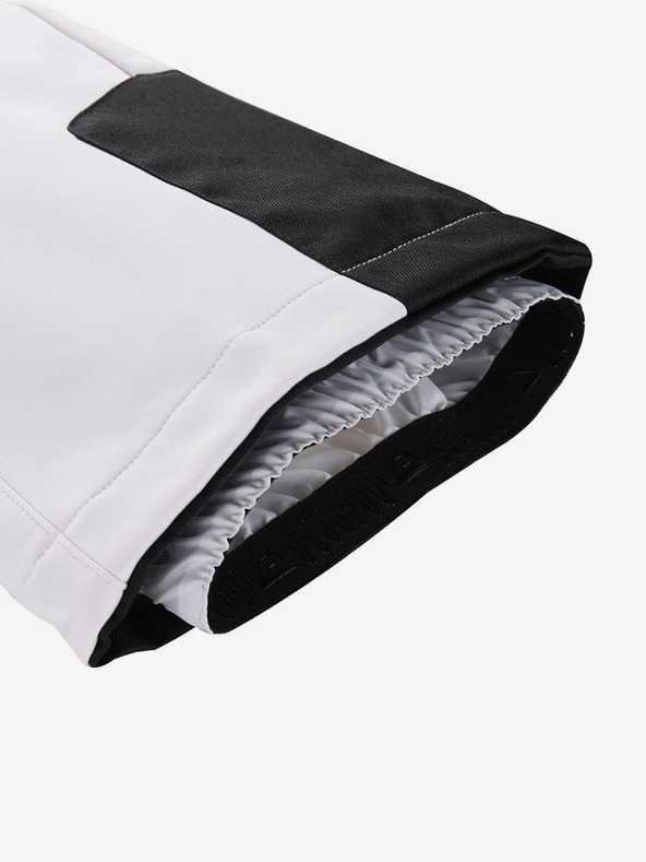 ALPINE PRO Dámske lyžiarske softshellové nohavice s membránou ALPINE PRO GERANA white