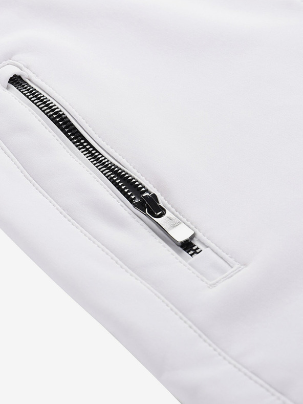 ALPINE PRO Dámske lyžiarske softshellové nohavice s membránou ALPINE PRO GERANA white