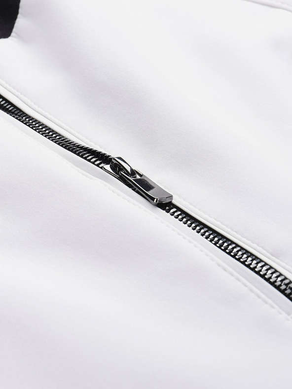 ALPINE PRO Dámske lyžiarske softshellové nohavice s membránou ALPINE PRO GERANA white