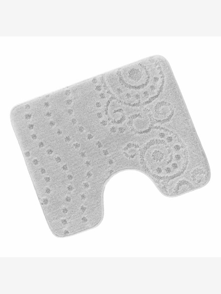 Bellatex Toaletná rohožka 50x60 cm ornament svetlosivá Bellatex