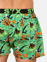 Styx Zelené pánske bodkované šortky Styx