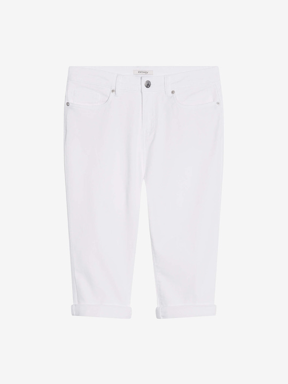 Orsay Biele trojštvrťové džínsy ORSAY
