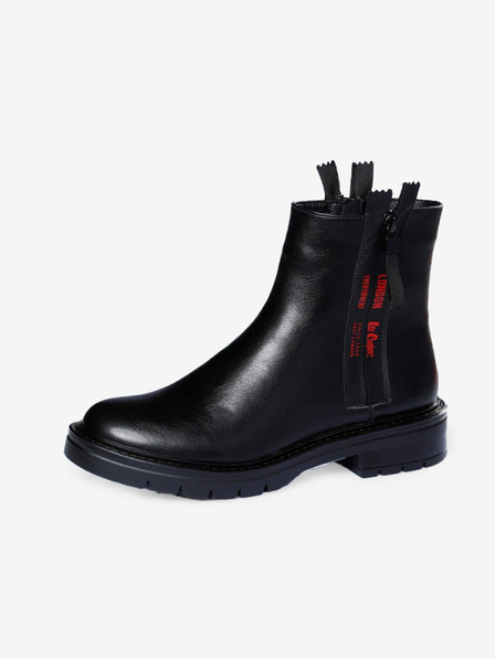 Lee Cooper Čierne dámske členkové topánky Lee Cooper